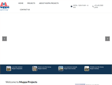 Tablet Screenshot of muppaprojects.com